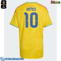 Fotballdrakt Dame Colombia James Rodriguez #10 Hjemmedrakt VM 2026 Kortermet
